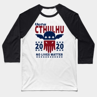 VOTE CTHULHU 2020 - CTHULHU AND LOVECRAFT Baseball T-Shirt